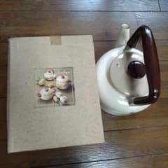 昭和レトロ ホーロー やかん エジリー 麦茶兼用ケトル - メルカリ