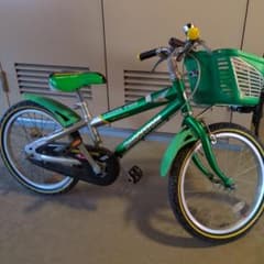 手渡し】ブリジストン Cross Fire 子供用自転車 グリーン 18インチ