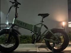 ほぼ美品MATE BIKE MATE X Eバイク メイトバイクグリーンカラー - メルカリ