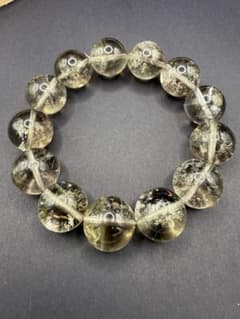 天然石 アイリスゼウスクォーツ ブレスレット （内周16-17cm） 虹入り