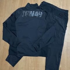 定価6.9万 TFW49 ナイロン セットアップ ブラック 4 ゴルフ - メルカリ