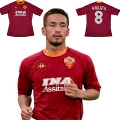 イタリア製 ASローマユニフォーム 中田英寿 背番号8 kappa 00/01