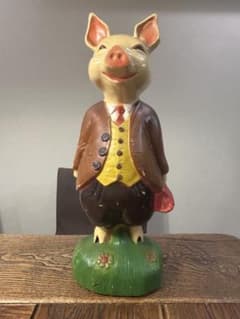 ピグリン•ブランド ぶたの電気スタンド ぶたの置物 - メルカリ