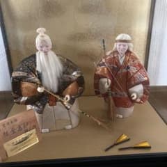 純金高砂 共白髪 縁起物 高砂人形 - メルカリ