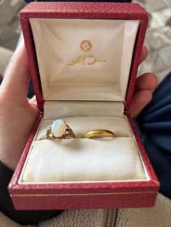 オパールと金製リングセット メイコー CAMELLIA - メルカリ