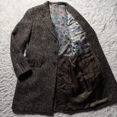 極美品□PaulSmith チェスターコート ツイード 花柄 モヘア XL - メルカリ