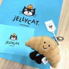 jellycat ジェリーキャット クロワッサンバッグチャーム キーホルダー
