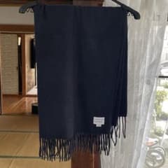 カズ様用 Edward Brown カシミア100% ダークネイビー大判マフラ - メルカリ
