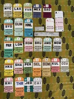 7日のみ限定価格早い者勝JALチェックドバゲージ用タグコレクション放出