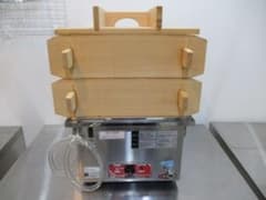 ☆ 中古 EISHIN 電気蒸器 M-11 セイロ2段付 肉まん・シューマイ