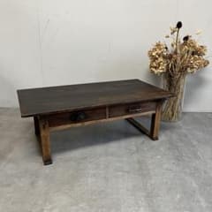 アンティーク 文机 ローテーブル テレビ台 無垢材 昭和レトロ - メルカリ