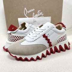 クリスチャンルブタン ルビシャーク スニーカー ホワイト 39.5 24.5cm