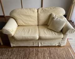 ローラアシュレイ ウィンチェスター2シーターソファ ステラ柄 ゴールド