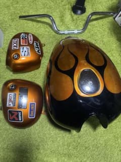 は*わ様 エストレヤrs タンク サイドカバー ハンドルセット - メルカリ