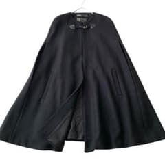 美品 ZARA ザラ ポンチョ ケープコート マントコート MANTECO XS