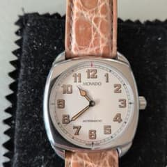 MOVADO自動巻き時計 オーストリッチストラップと尾錠付 - メルカリ