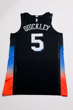 NBA、ニックス、KITHシティ・イマニュエル・クイックリー着用ジャージ