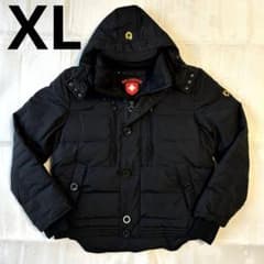 Wellensteyn ウェレンステイン ダウンジャケット XL ロゴ ブラック