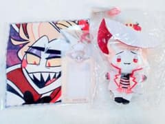 ハズビンホテル おすわりマスコット ハンドタオル トレカケース