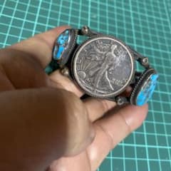 LIBERTY DOLLERオールドコイン ブレスレット シルバー925 - メルカリ