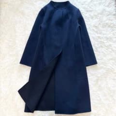 東京ソワール ノーカラーロングコート リバーシブル サイズS - メルカリ