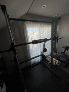 美品/24年末購入】IROTEC スミスマシン・ベンチ・85kgプレートセット