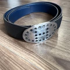 エルメス エブリン パンチング バックル ベルト レザーベルト 95