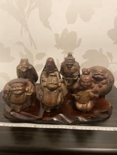 美品 高級 鉄製 七福神 鉄製置物 7体セット 高級七福神 - メルカリ