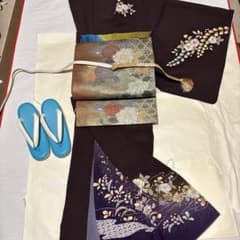 ハタボー様専用 値下げ！美展誂え 辻ヶ花訪問着と、袋帯セット - メルカリ