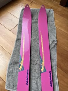 山スキー ロシニョール/ネパール 180cm、シール、ストックリング付き