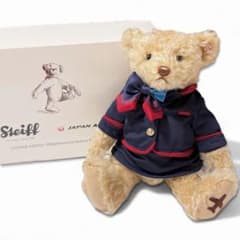 新品【1500体限定】Steiff × JAL テディベア キャビンアテンダント
