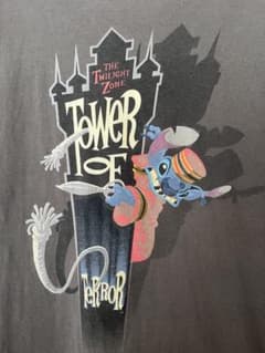 ディズニー ヴィンテージ タワーオブテラー スティッチ Tシャツ 2XL