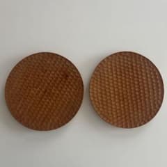 木工房玄 高塚和則さんのパン皿 はちのす掘り2枚セット - メルカリ