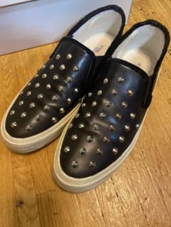 ジュンヤワタナベマンコムデギャルソンのレザースリッポン25.5 - メルカリ