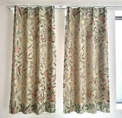 川島織物セルコン】ジャガード織カーテン（ウィリアムモリス/フルーツ