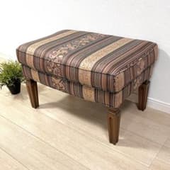 た65【美品】カリモク スツール オットマン ドマーニ UPA216A020