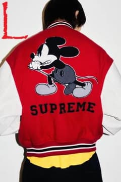Supreme ナンバーナイン キムタク着用 バーシティージャケット 赤 L