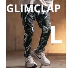 GLIMCLAP Tight fit トラックパンツ モノトーン ボタニカル L - メルカリ