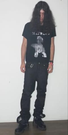 goar.archive strapped straight oil pants - メルカリ