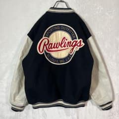 マイ様専用Rawlings ローリングス 牛革 スタジャン ネイビー/ホワイト