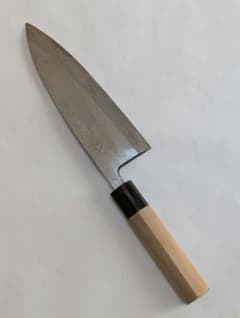 有次 特製 別打 出刃包丁6寸 霞 青鋼 角巻 朴柄 - メルカリ