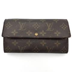 ✨ルイヴィトン モノグラム 旧サラ 2枚 長財布 ポルトモネ M61725