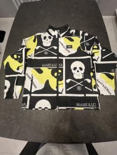 MARK & LONA スカルデザイン ナイロンパーカー ウィンドブレーカー