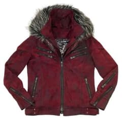 VICE FAIRY ヴァイスフェアリー ファー付きライダースジャケット