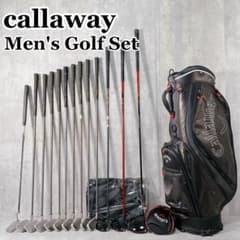 V738 キャロウェイ DIABLO メンズ ゴルフ クラブ フルセット 赤 黒