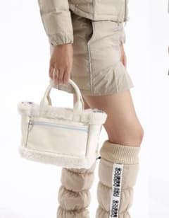 値下げ 新品タグ付き ニューバランス 合皮×ボア カートバッグ ゴルフ