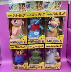 山ぬずみロッキーチャック 旧バンダイ ソフビ人形デッドストック6体