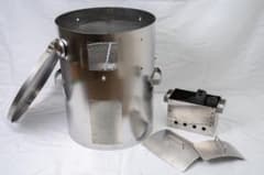 台数限定 49800円 「炭火」 やきいも釜 割れ欠けない ステンレス製 MG2