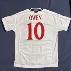 1999-2001 イングランド代表 OWEN 10番 ユニホーム - メルカリ