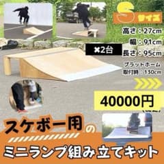 スケボー ランプ スケートボード用 ミニランプ Sサイズ 2台 セクション